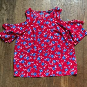 Tommy Hilfiger Cold Shoulder Blouse